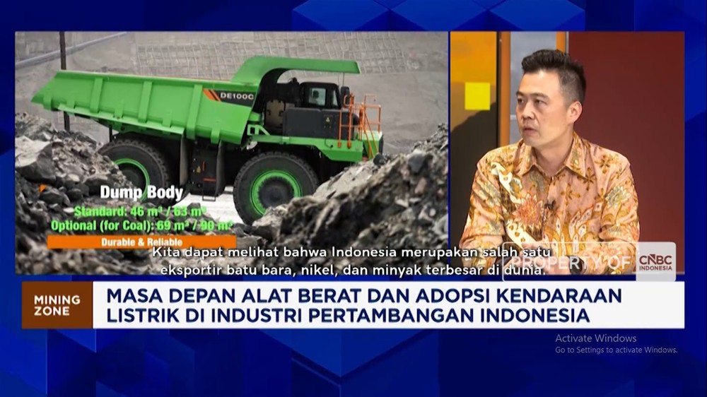 Alat Berat Listrik Ubah Wajah Tambang