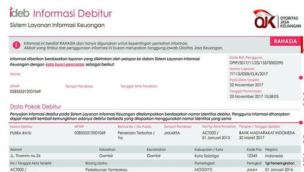 Terungkap Cara Ampuh Bersihkan Nama di SLIK OJK