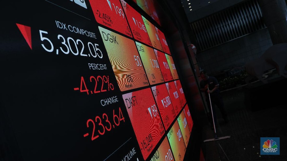 IHSG Terperosok ke Zona Merah Sesi I