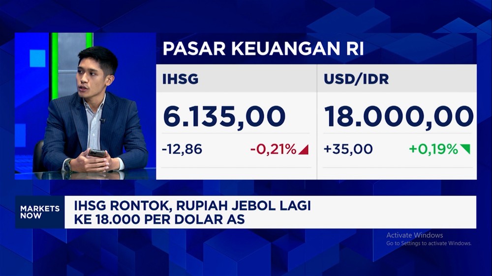 Rupiah Terjun Bebas ke Level 18 Ribu
