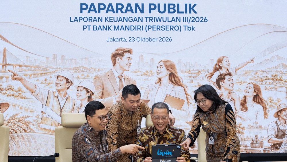 Laba Bank Mandiri Tembus Rp45 Triliun