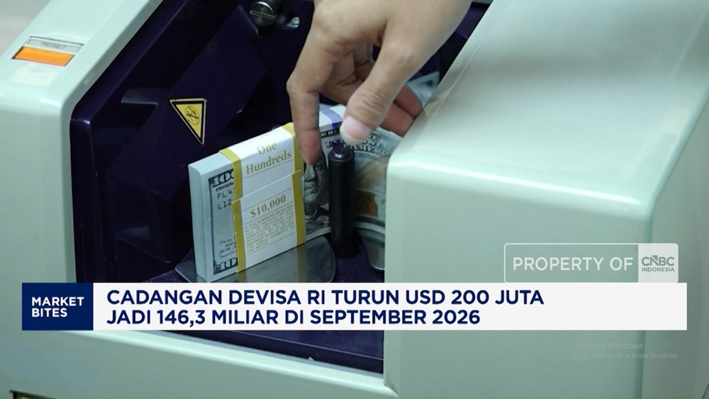 Cadangan Devisa Indonesia Turun Tajam